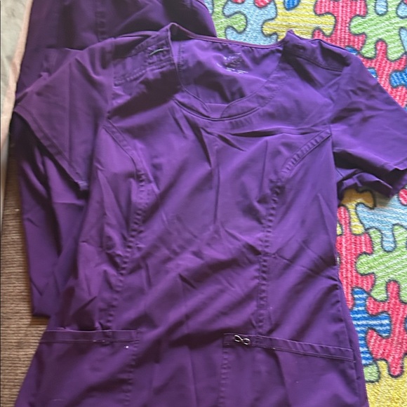 Purple Scrub Set - Picture 3 of 3